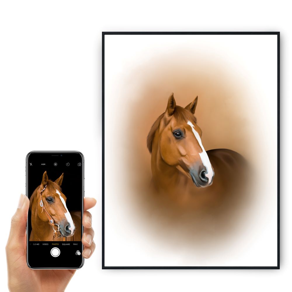 Personalized "Pet of you choice" Framed Portraits