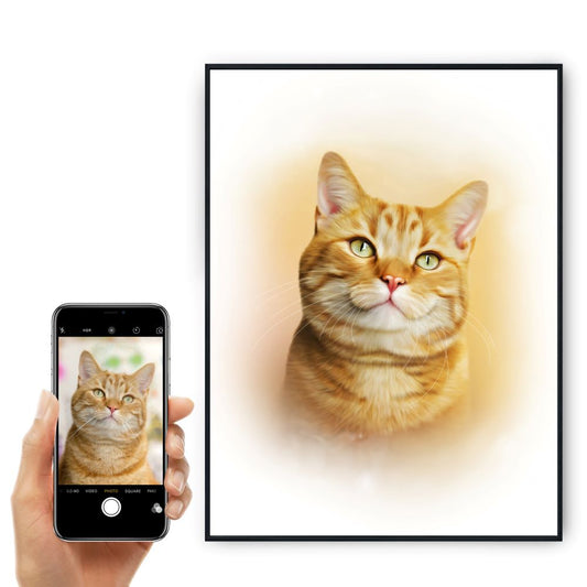 Personalized Cat Framed Portraits