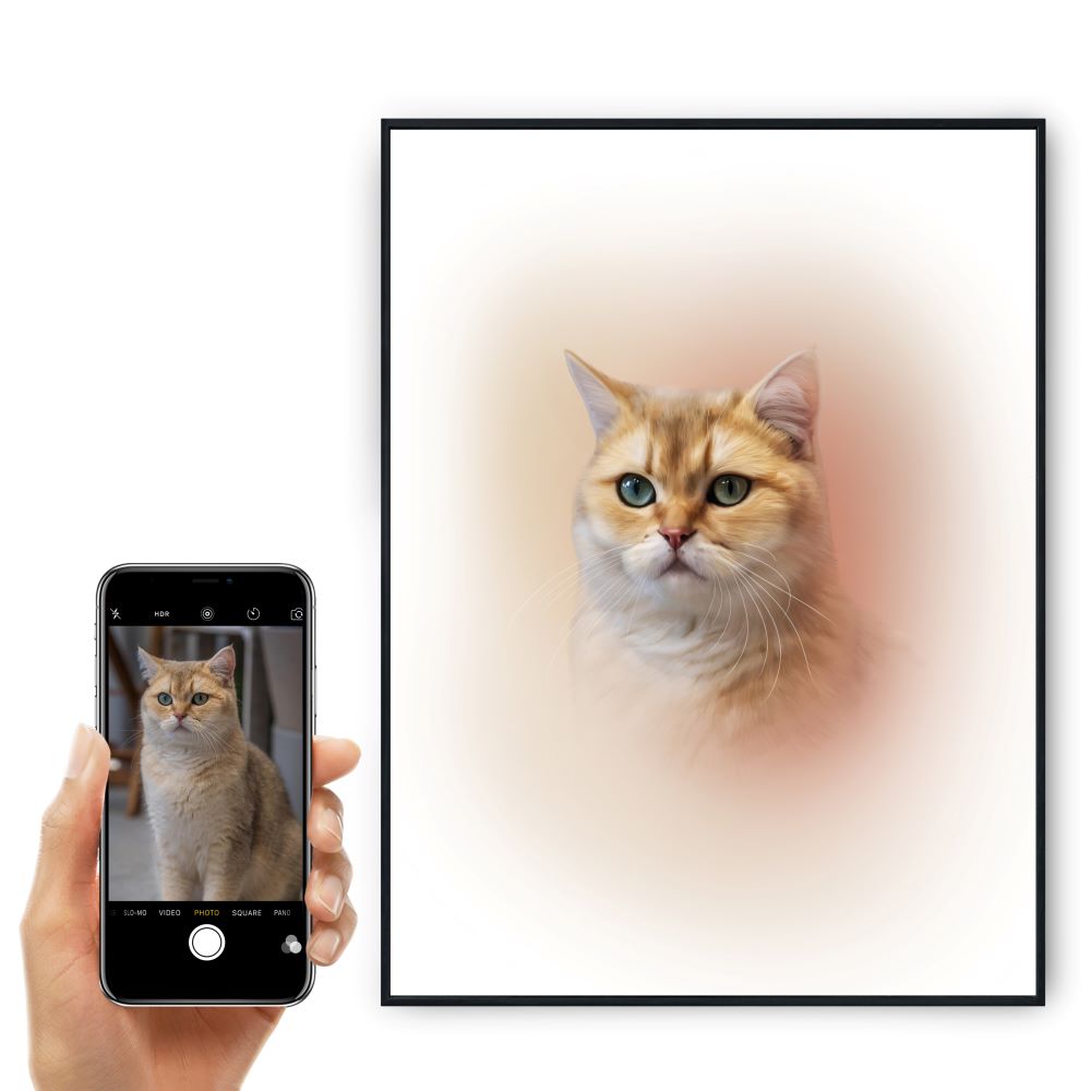 Personalized Cat Framed Portraits